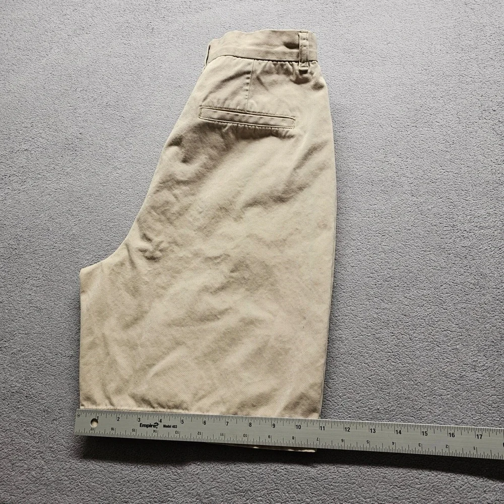 Lauren Ralph Lauren Chino Shorts Womens 10 Khaki Tan Cotton Preppy Classic Twill